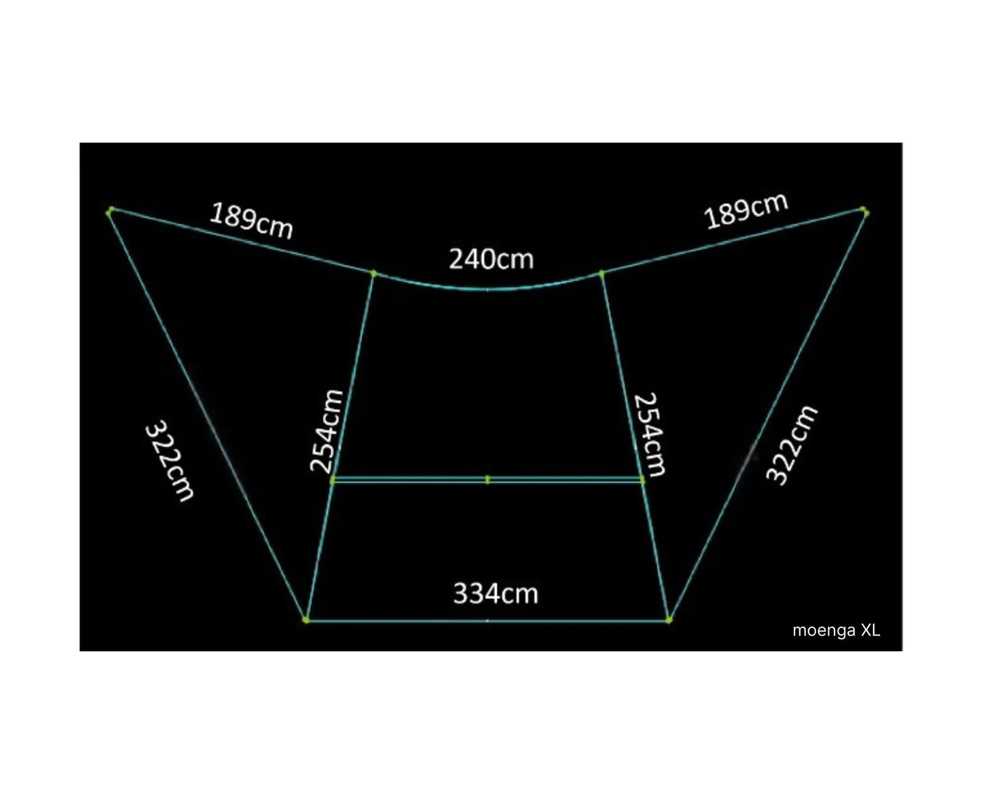 Punii para moenga – Sonnensegel für Dachzelt