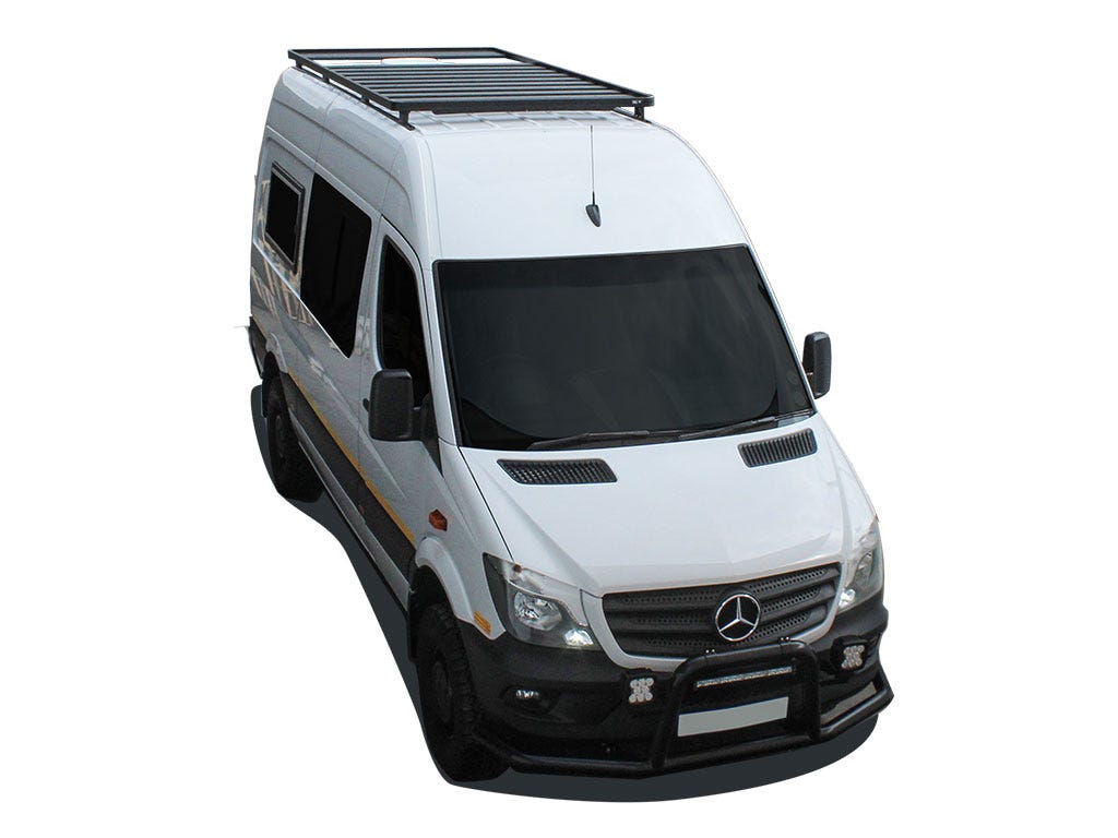 Front Runner Dometic Mercedes-Benz Sprinter L2 / L3 / MWB / LWB mit OEM Schienen (2006 - Heute) Slimline II Dachträger Kit / Hoch