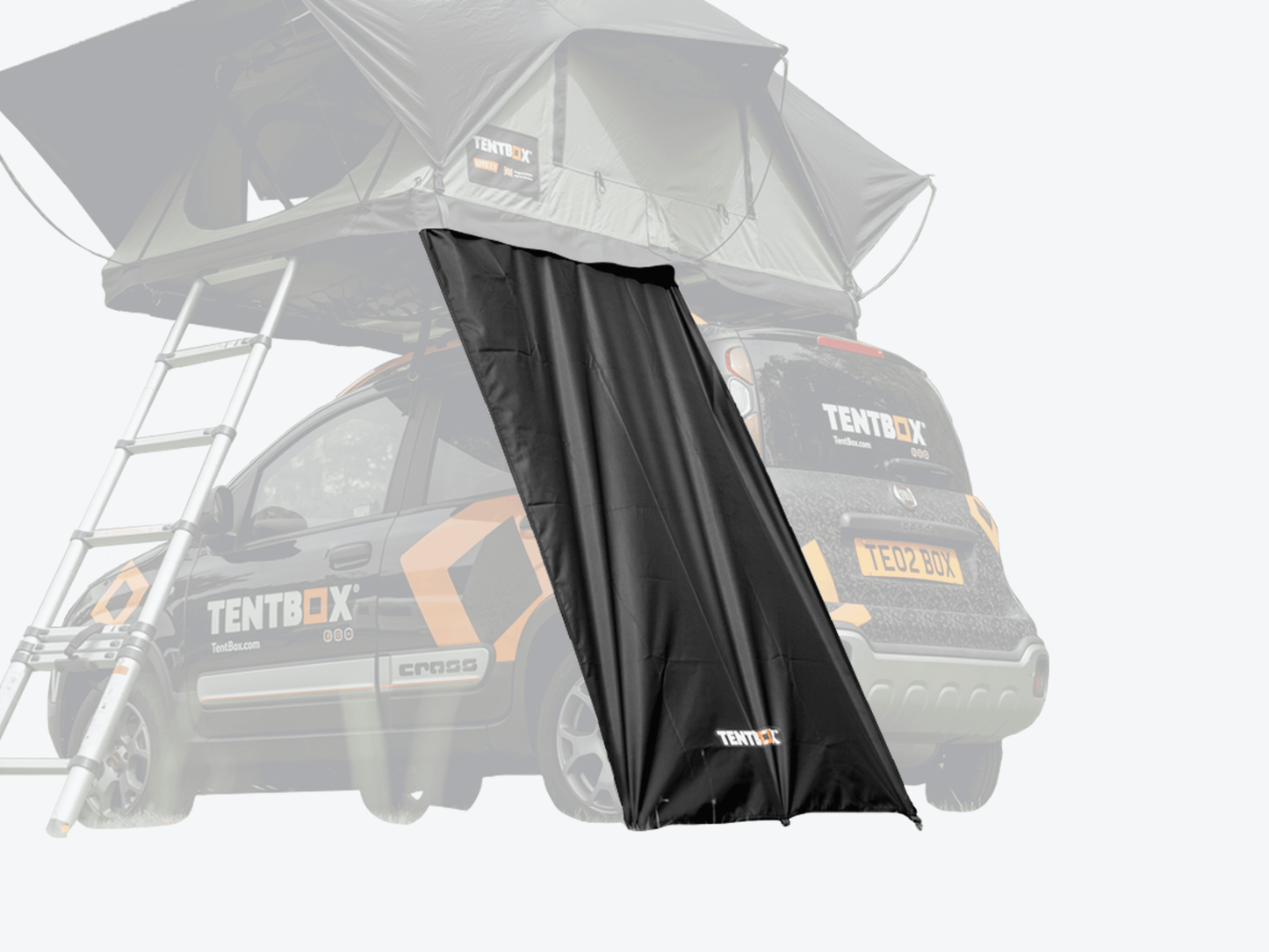 TentBox Lite Windbreak – Windschutz fürs Dachzelt
