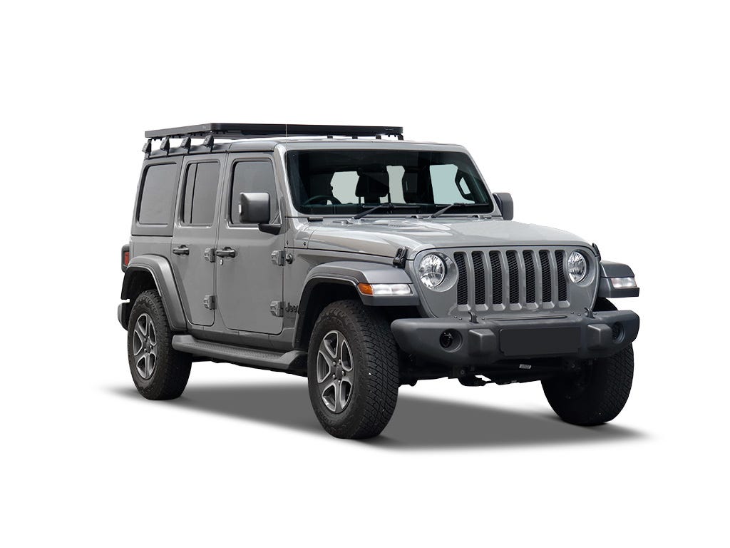 Front Runner Dometic Jeep Wrangler JL 4-Türer (2018 - Heute) Slimline II 1/2 Dachträger Kit / Hoch