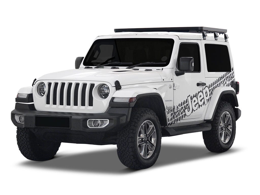 Front Runner Dometic Jeep Wrangler JL 2-Türer (2018 - Heute) Slimline II 1/2 Dachträger Kit / Hoch